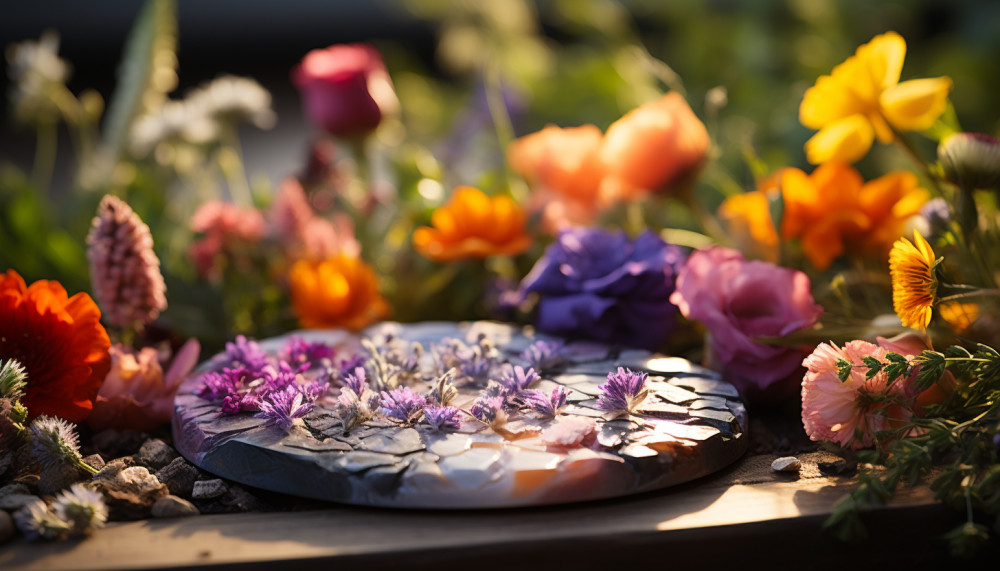 Soulagez votre douleur avec le tapis champ de fleurs